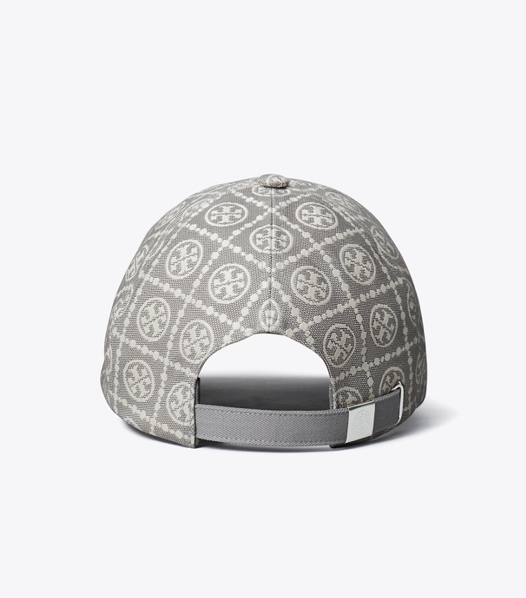 Tory Burch designer chapeaux Casquette de baseball T Monogram dans Dorian Gray retour