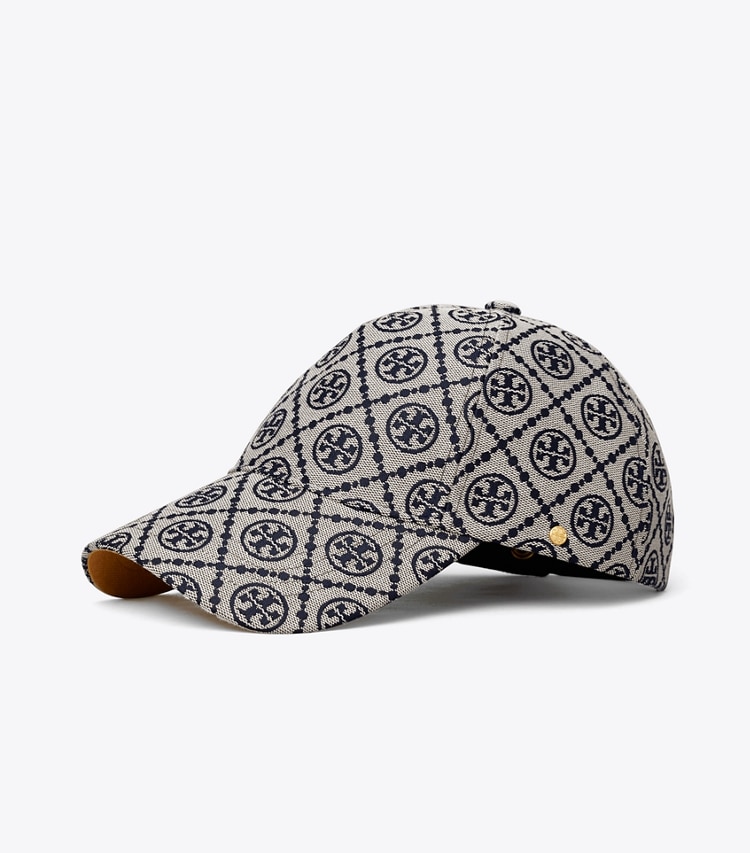 Tory Burch designer chapeaux Casquette de baseball T Monogram in Tory Navy front