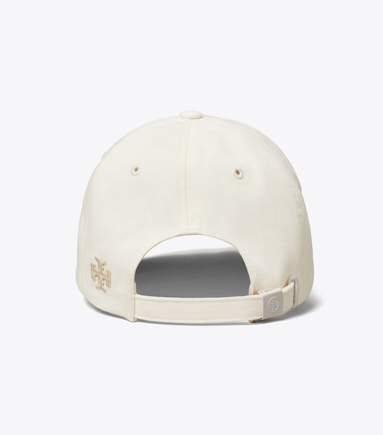 Tory Sport designer chapeaux Casquette Love in Ivory Pearl front