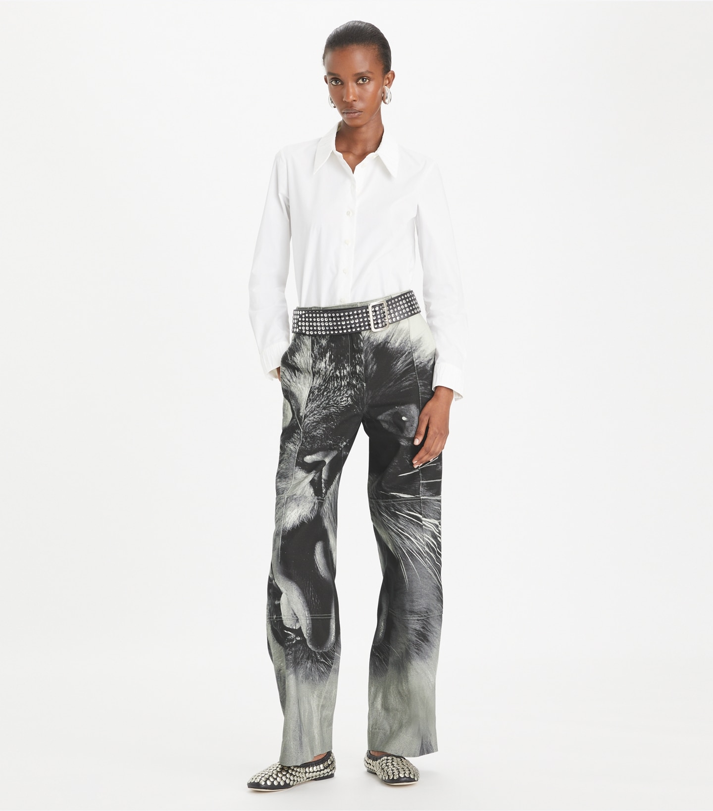 Cat Printed Cargo Pant