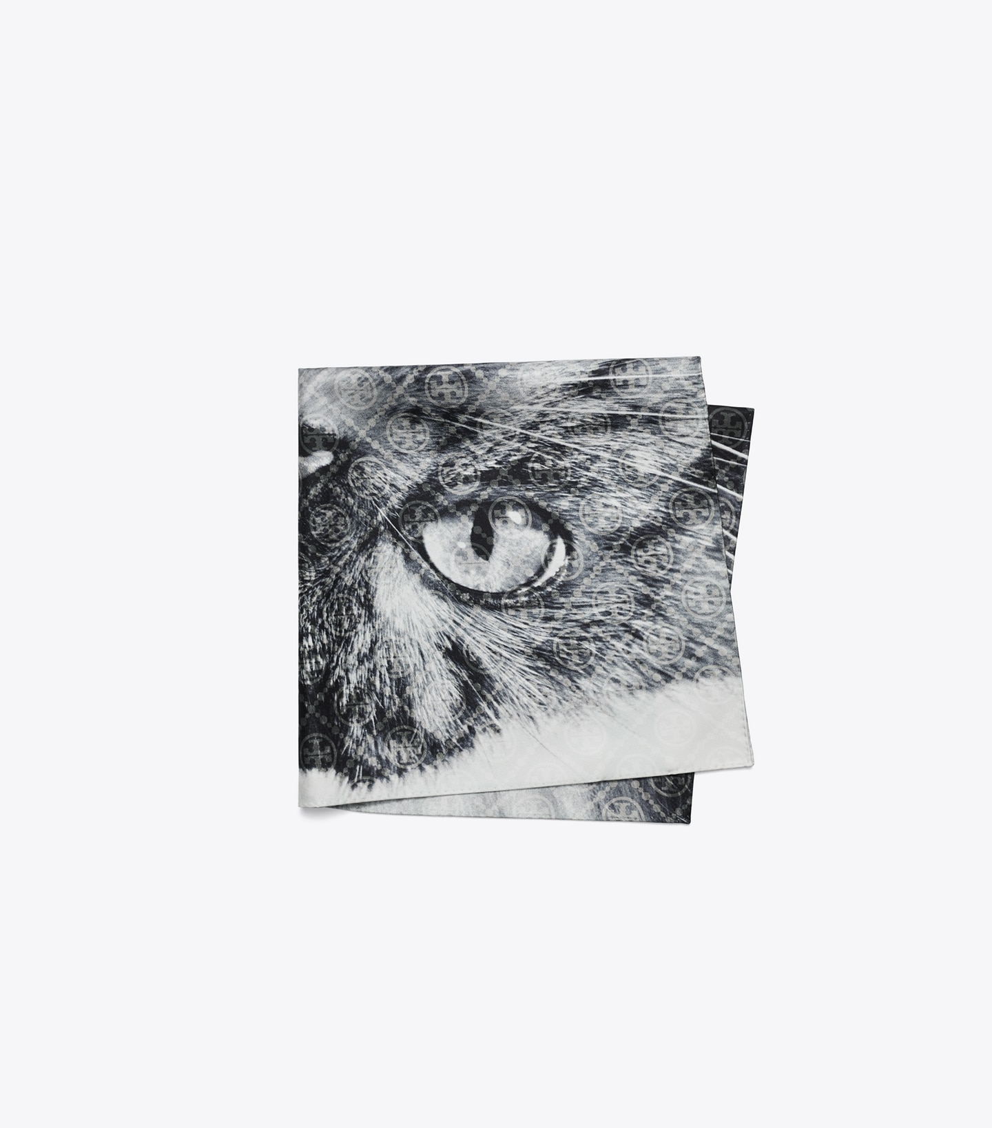 Cat Printed Neckerchief