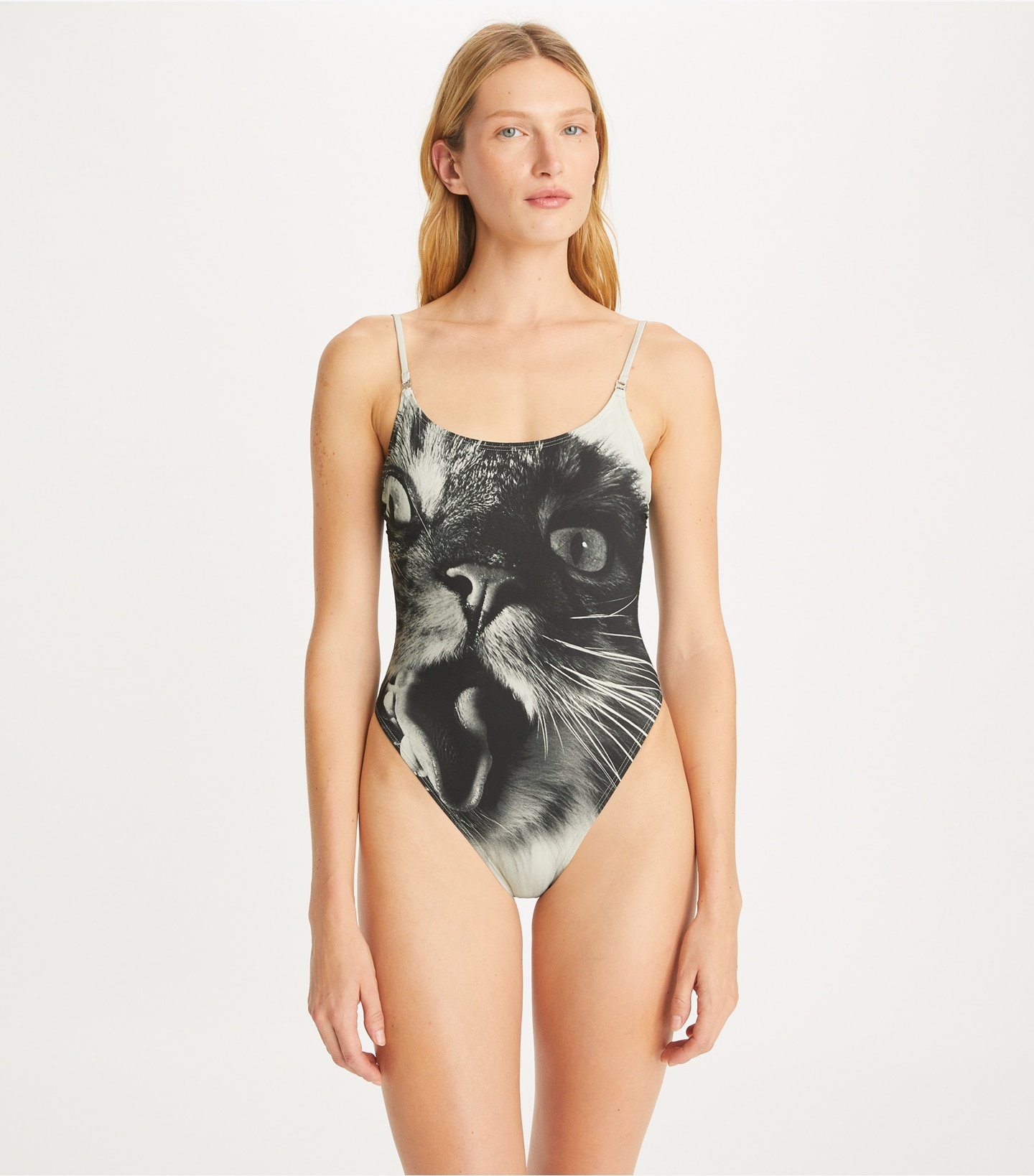 Cat Printed Swimsuit