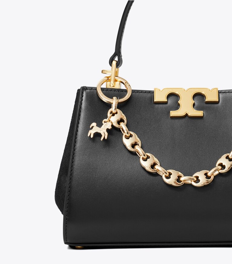 Tory Burch designer bijoux de sac et porte-clés Chaîne de sac Horse and Gemini Link dans Multi / Gold détails