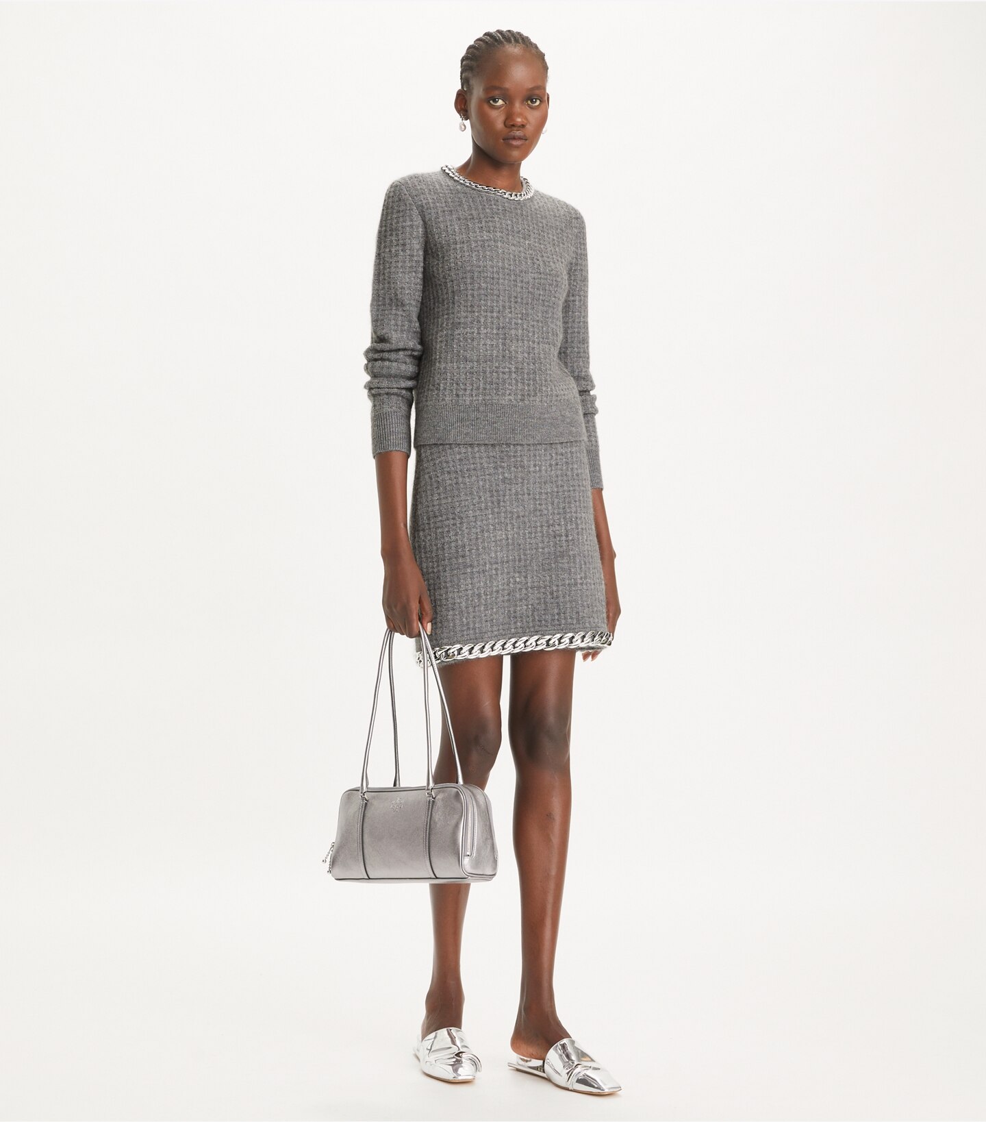 Chain Crewneck Pullover