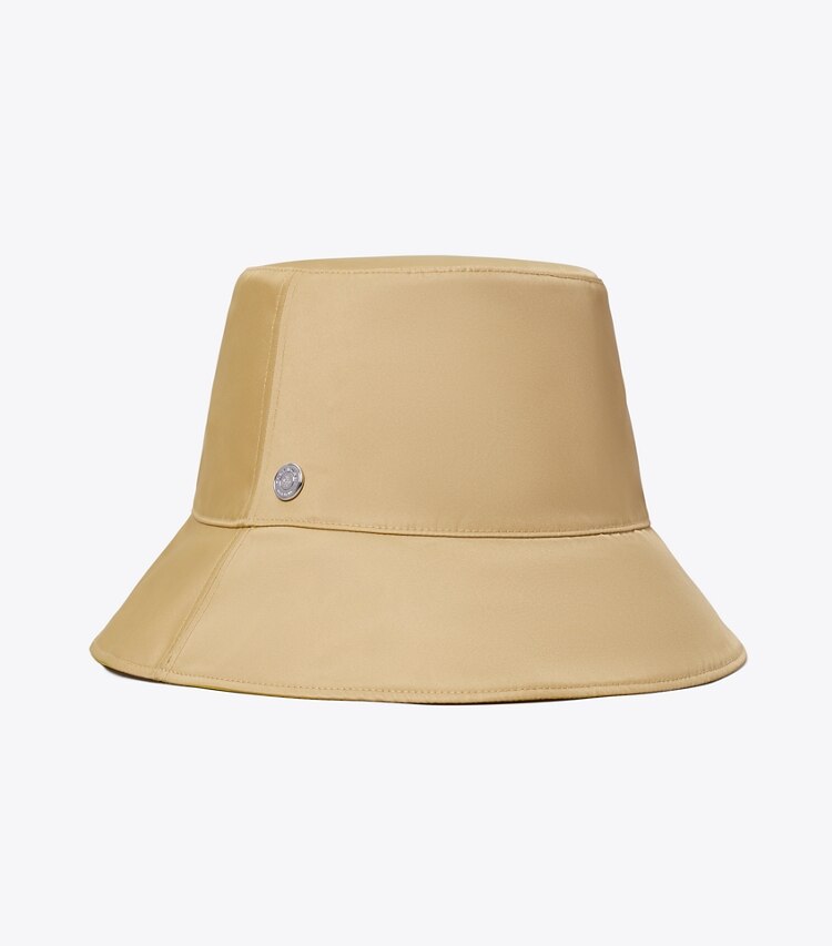 Tory Burch diseñador sombreros Chambergo Twist en Wheat frente