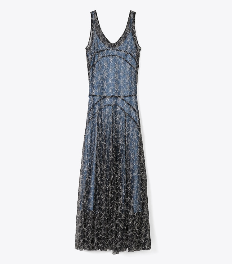 Chantilly Lace Fil Coupé Dress by Tory Burch