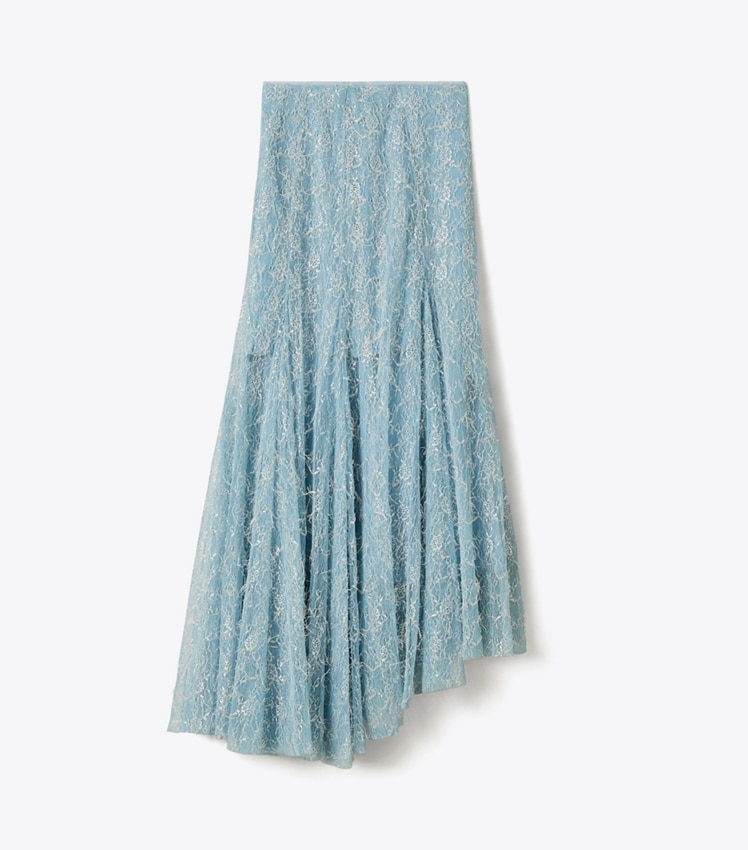 Chantilly Lace Fil Coupé Skirt by Tory Burch