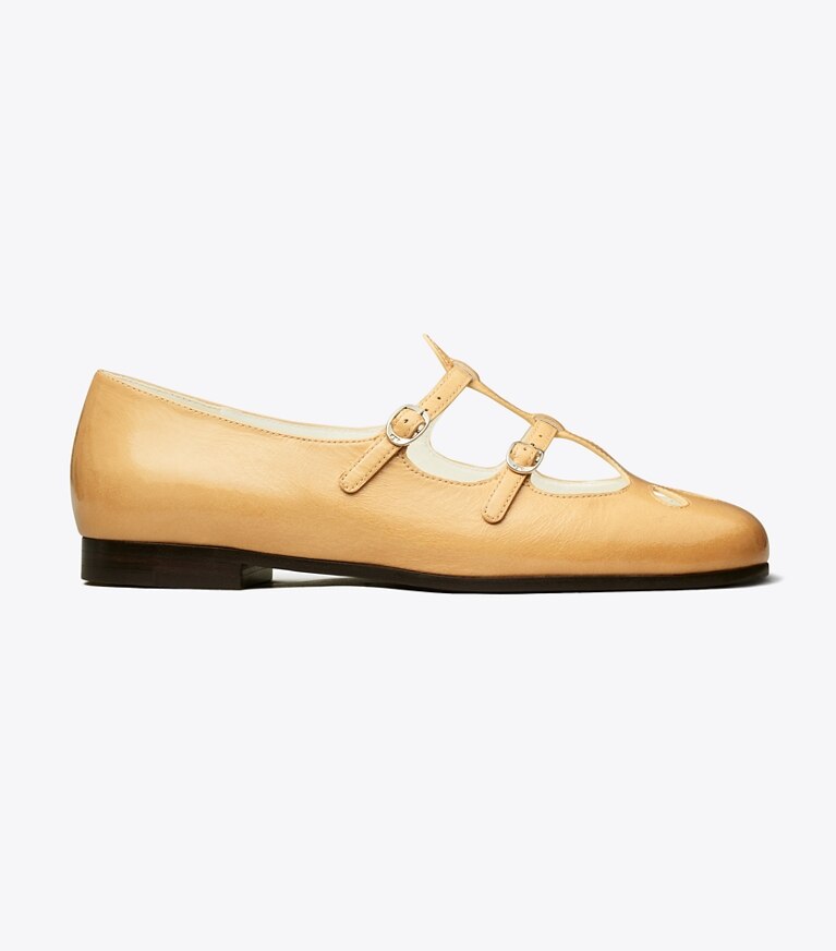 Tory Burch designer mocassins Charles IX violet dans CANTUCCI de côté