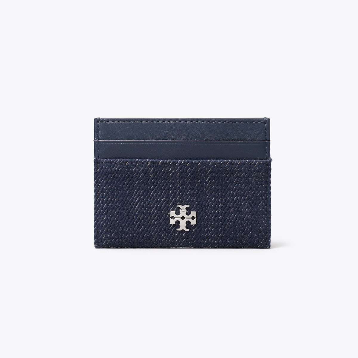 Charlie Denim Card Case: Women's Designer Card Cases | Tory Burch