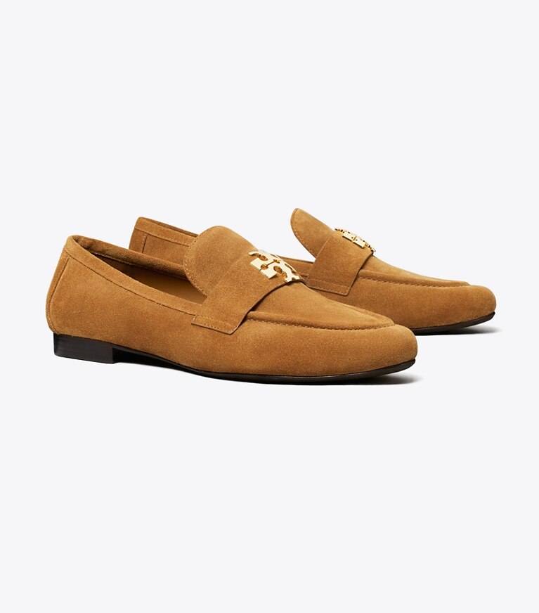 Tory Burch designer フラット チャーリー ローファー ワイド in Toffee angle