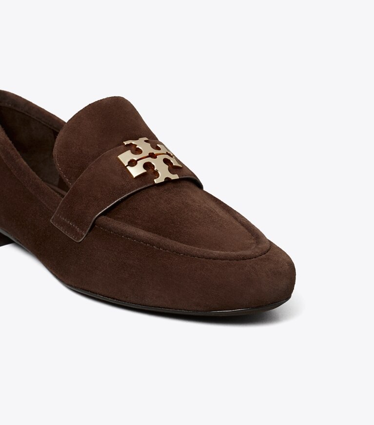 Tory Burch designer フラット チャーリー ローファー ワイド in DARK COCOA / GOLD ディテール