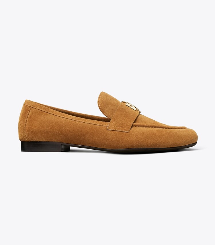 Tory Burch designer フラット チャーリー ローファー ワイド in Toffee side