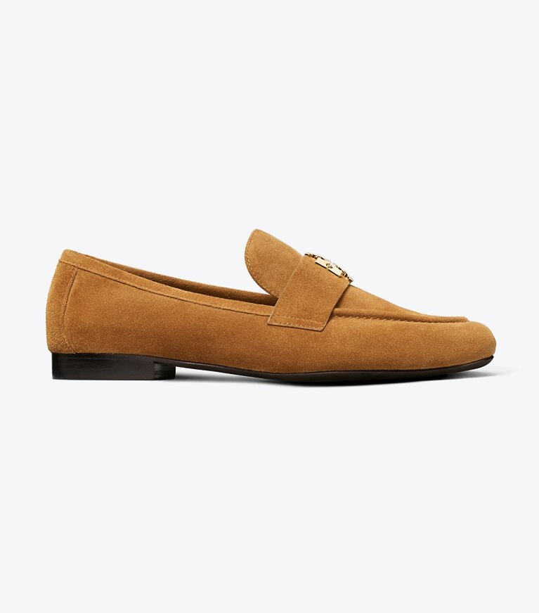 Tory Burch designer フラット チャーリー ローファー ワイド in Toffee side