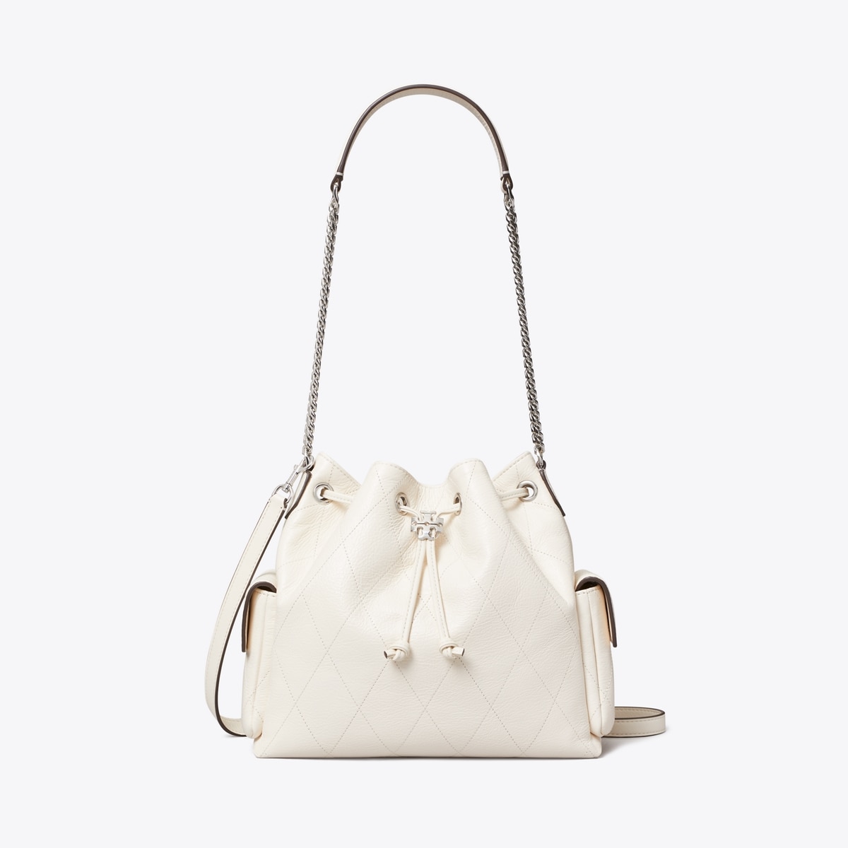 Charlie Quilted Drawstring Shoulder Bag: Women's Designer Shoulder