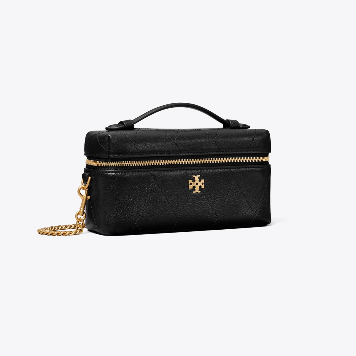 Charlie Quilted East-West Vanity Case: Women's Handbags
