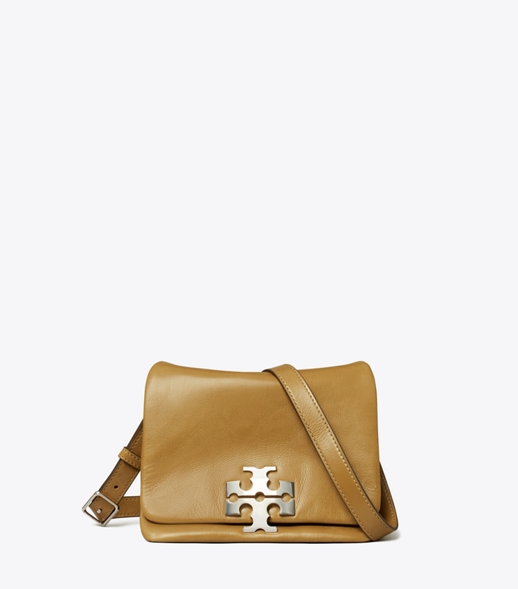 Tory Burch Charlie Runway Shoulder Bag — Wren Brown