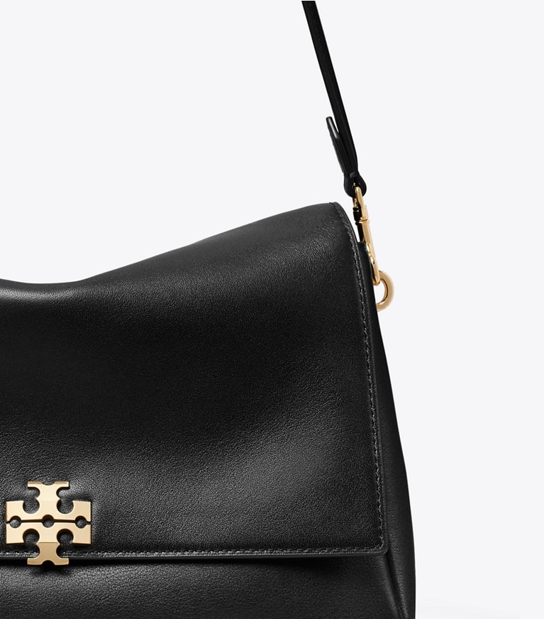 Tory Burch designer schultertaschen Charlie Schultertasche in Black detail