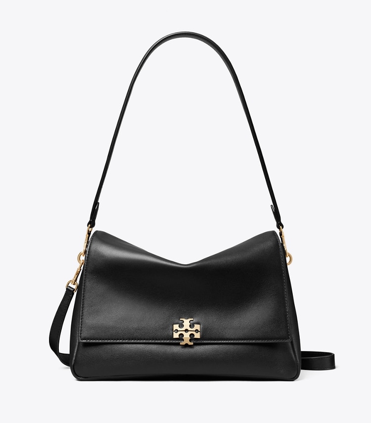 Tory Burch designer schultertaschen Charlie Schultertasche in Black front