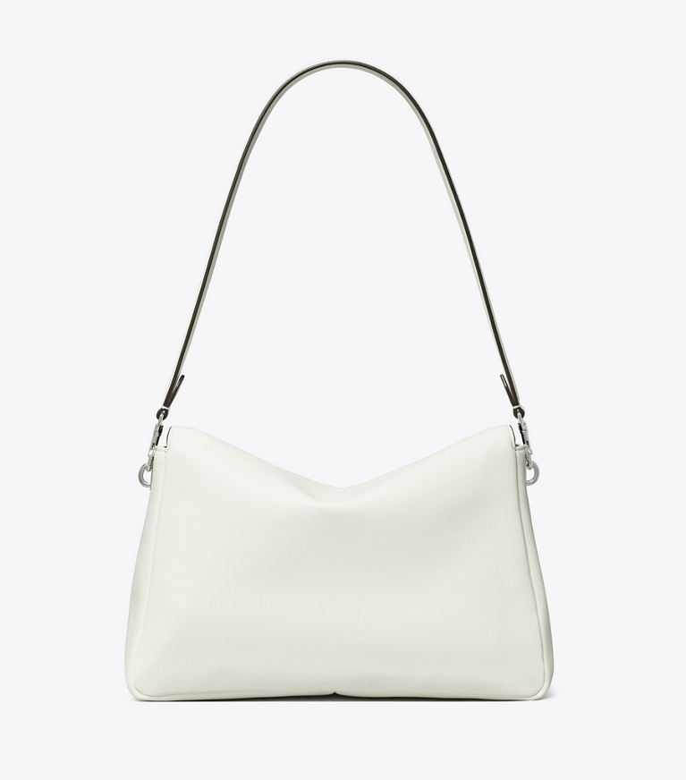 Tory Burch designer shoulder bags Charlie Shoulder Bag in Bianco back