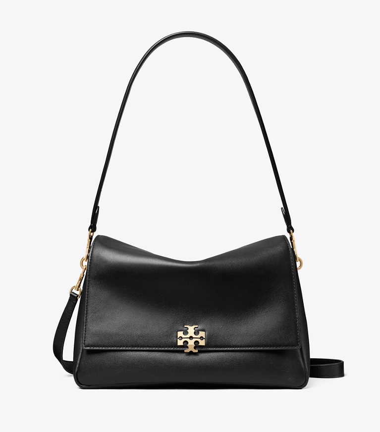 Tory Burch designer sacs porté épaule Charlie Shoulder Bag in Black front