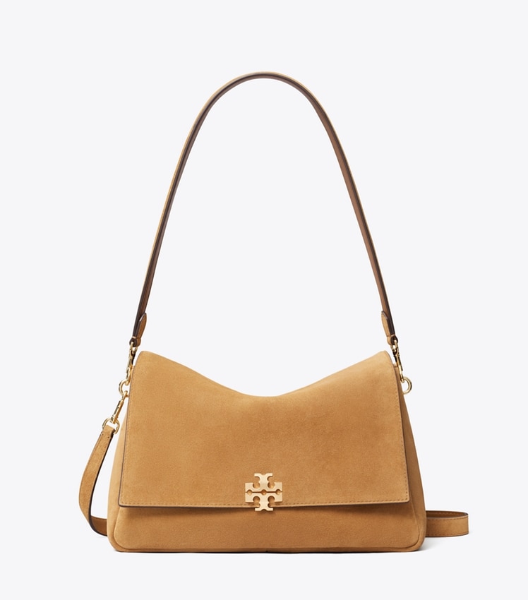 Tory Burch Charlie Suede Shoulder Bag