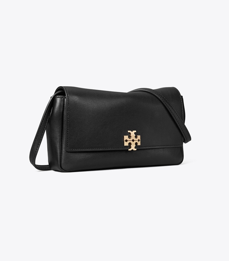 Tory Burch designer crossbody bags Charlie Wallet Crossbody in Black angle