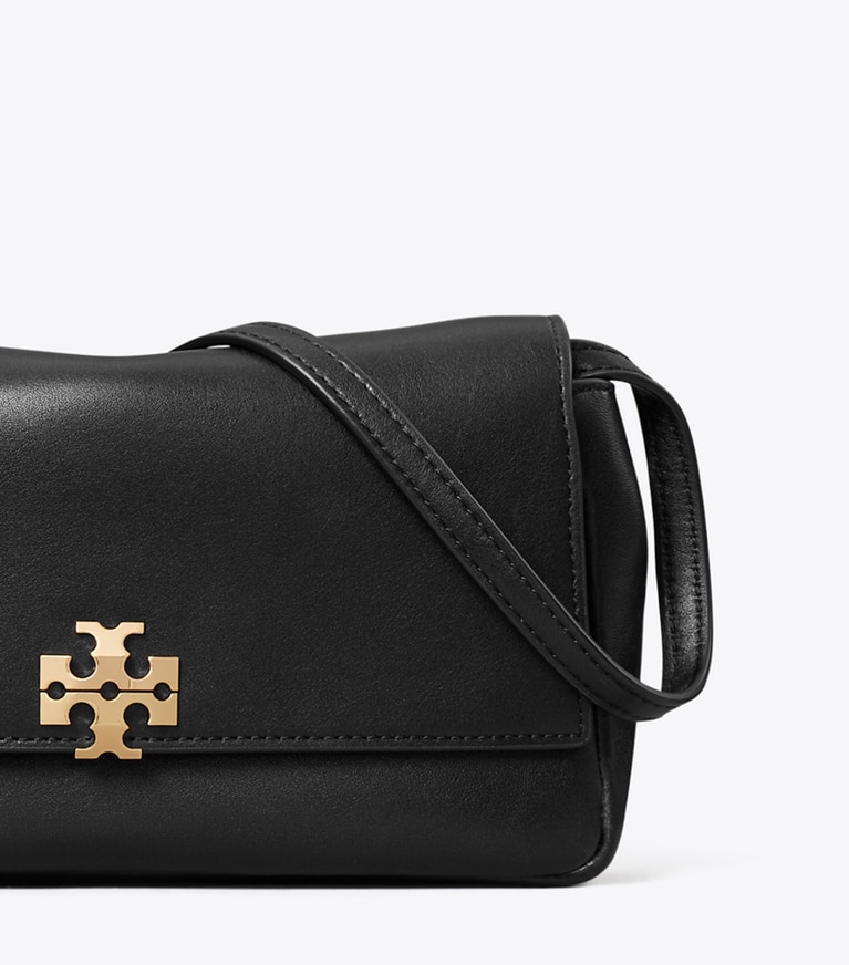 Tory Burch designer crossbody bags Charlie Wallet Crossbody in Black detail
