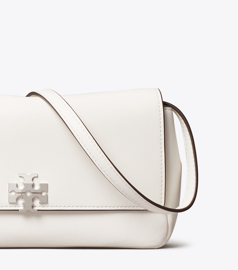 Tory Burch designer crossbody bags Charlie Wallet Crossbody in Bianco detail