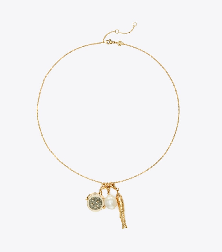 Tory burch discount charm necklace