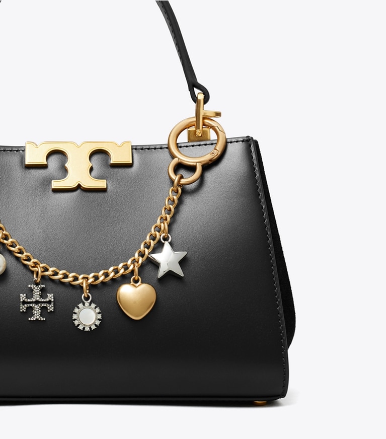 Tory Burch designer bag charms & key rings Charms Bag Chain in Multi front