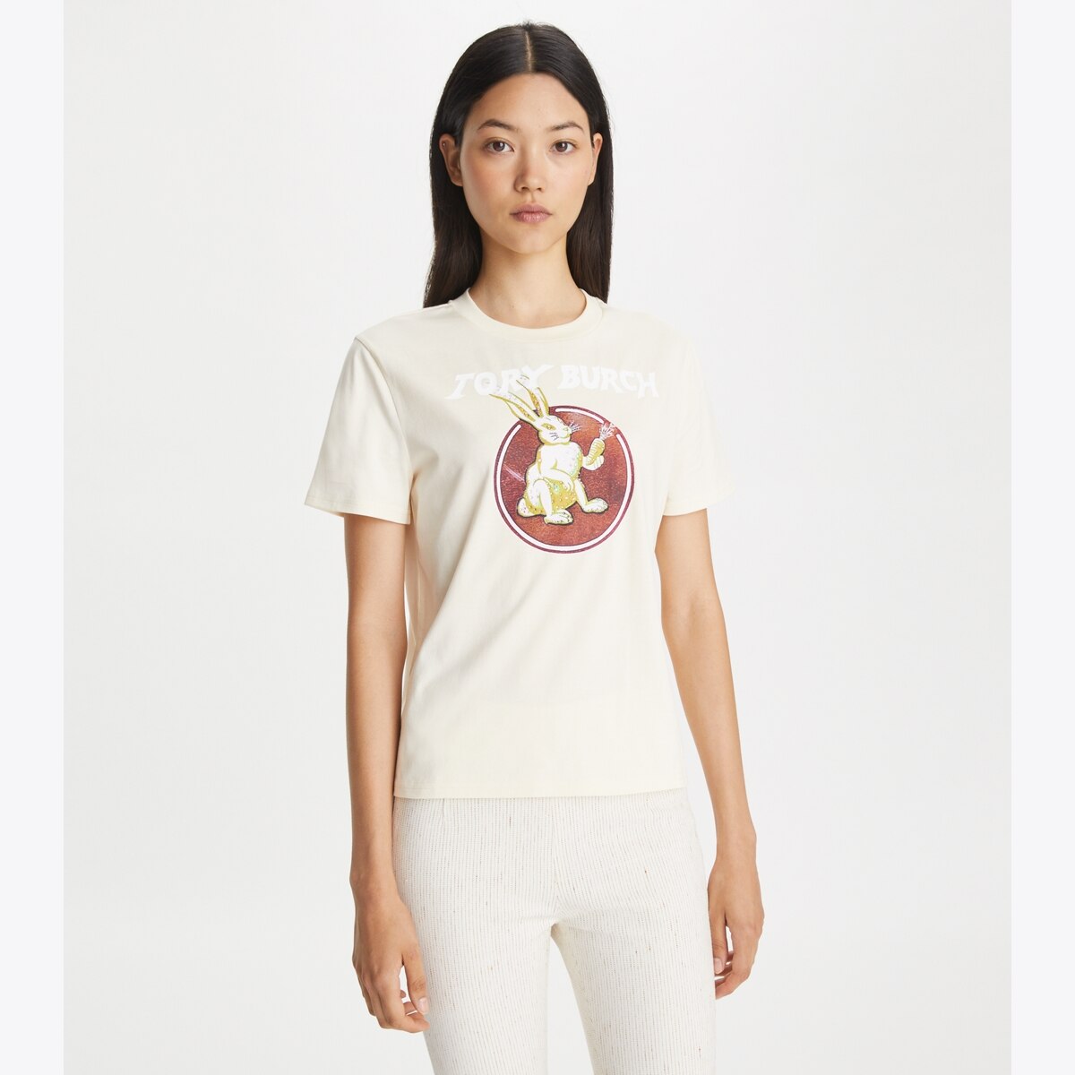 【Tory Burch】ラッキーダックTシャツ lucky-duck-cotton-t-shirt-