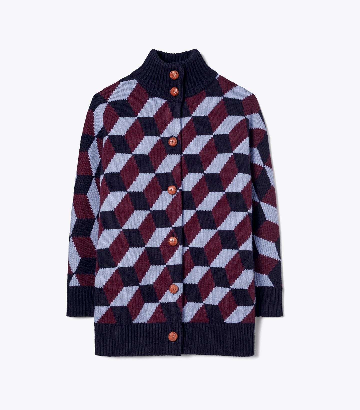 Chevron Sweater Coat
