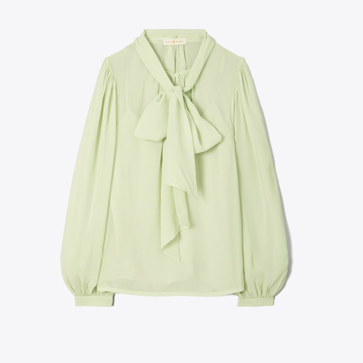 Chiffon Bow Blouse: Women's Designer Tops | Tory Burch