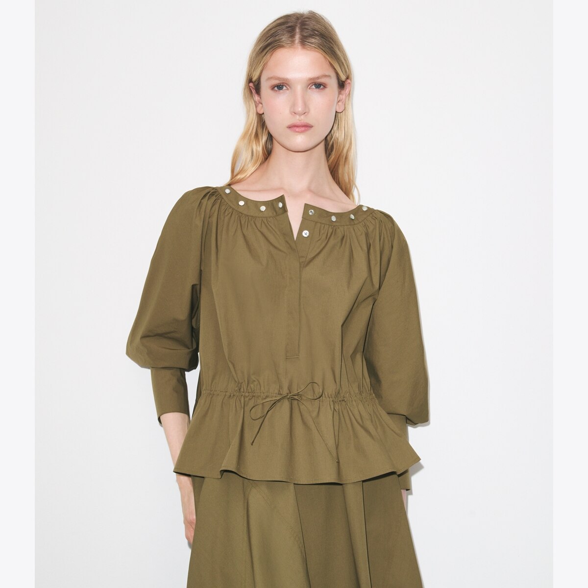 CINCHED COTTON TOP - thumbnail 2