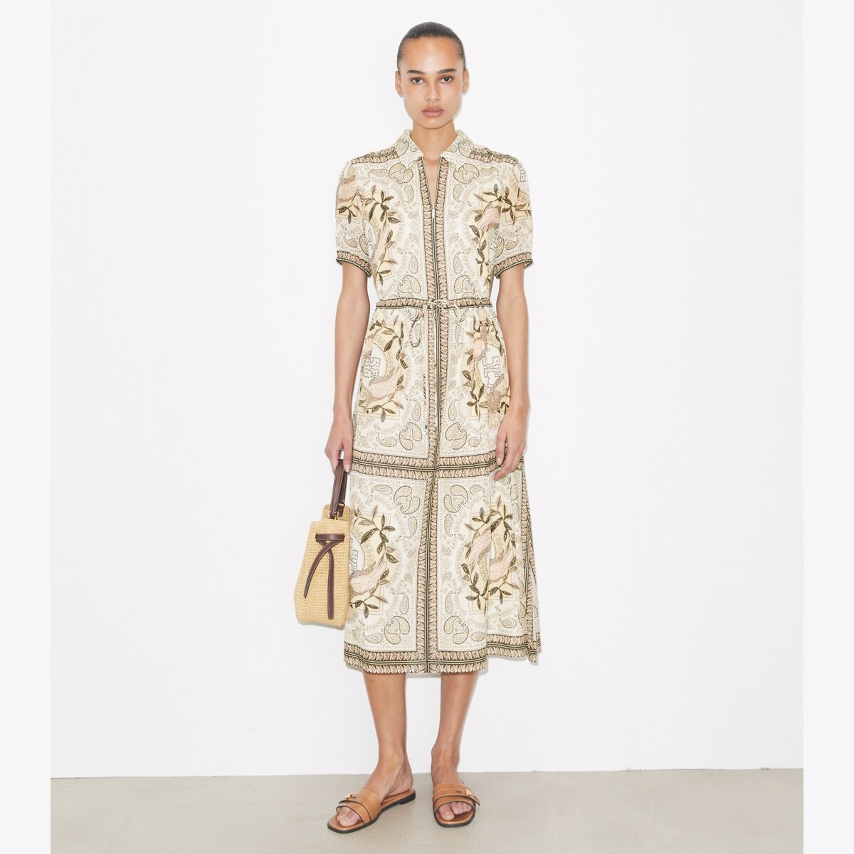 cinched-cotton-zip-dress-on-