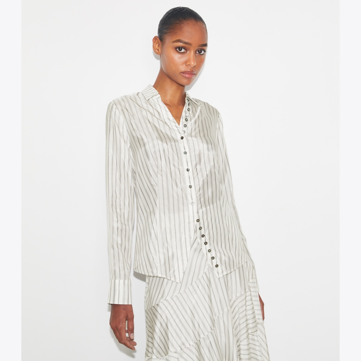 Cinched Shirt: Women's Designer Tops | Tory Burch
