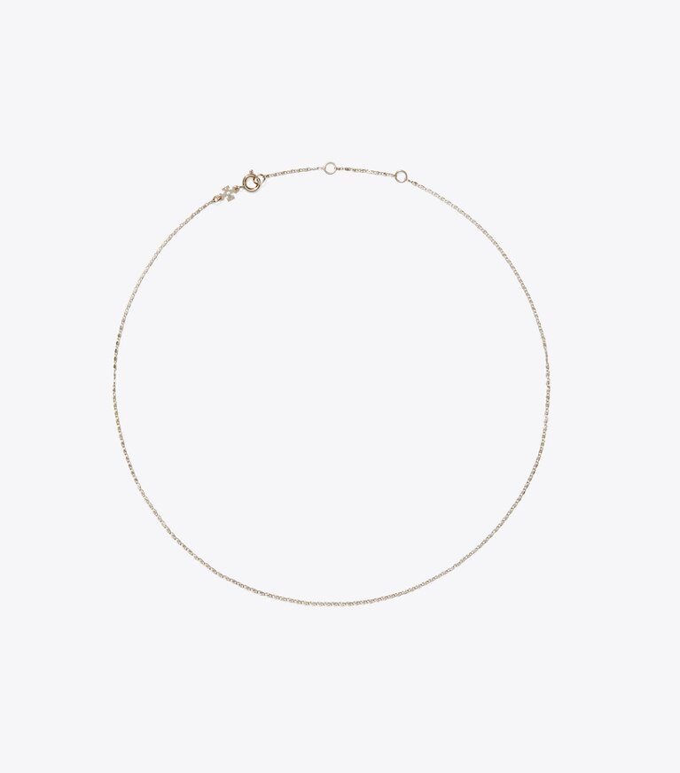 Tory Burch designer forcina Ciondolo a salamandra Curiosity in Antique Silver / Crystal additional