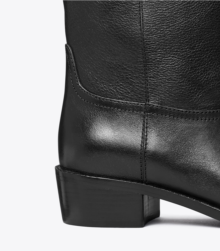 Tory Burch designer stiefeletten City Western Stiefelette in PERFECT BLACK angle