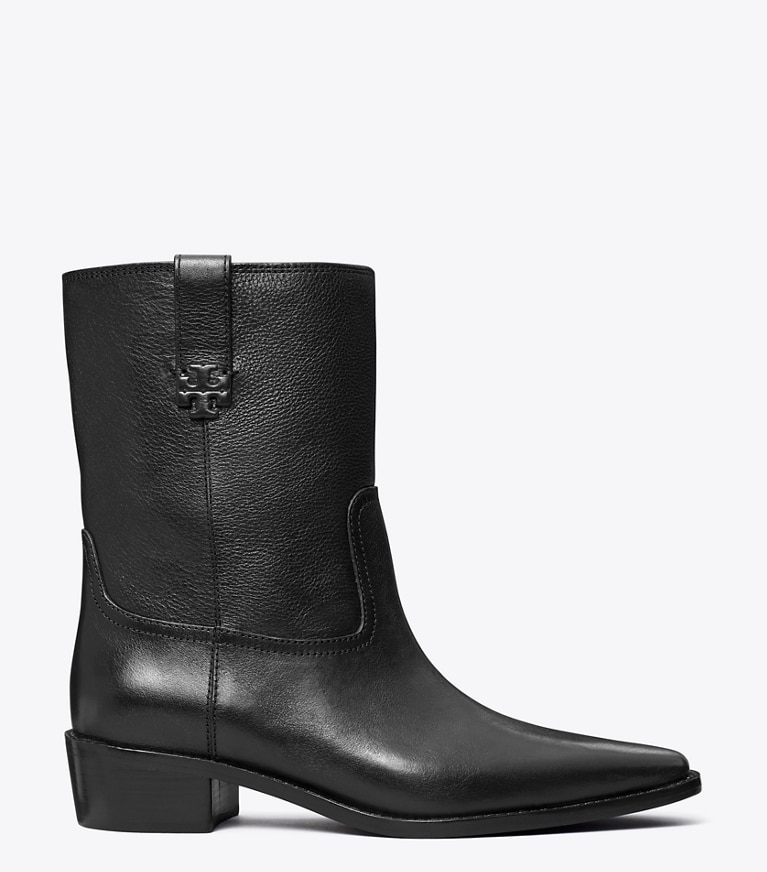 Tory Burch designer stiefeletten City Western Stiefelette in PERFECT BLACK angle