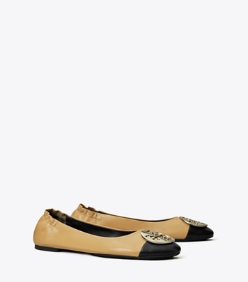 Claire Cap-Toe Ballet: Women's Designer Flats | Tory Burch