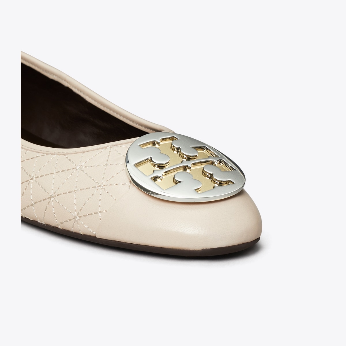 Claire Cap-Toe Quilted Ballet: Women's Designer Flats | Tory Burch