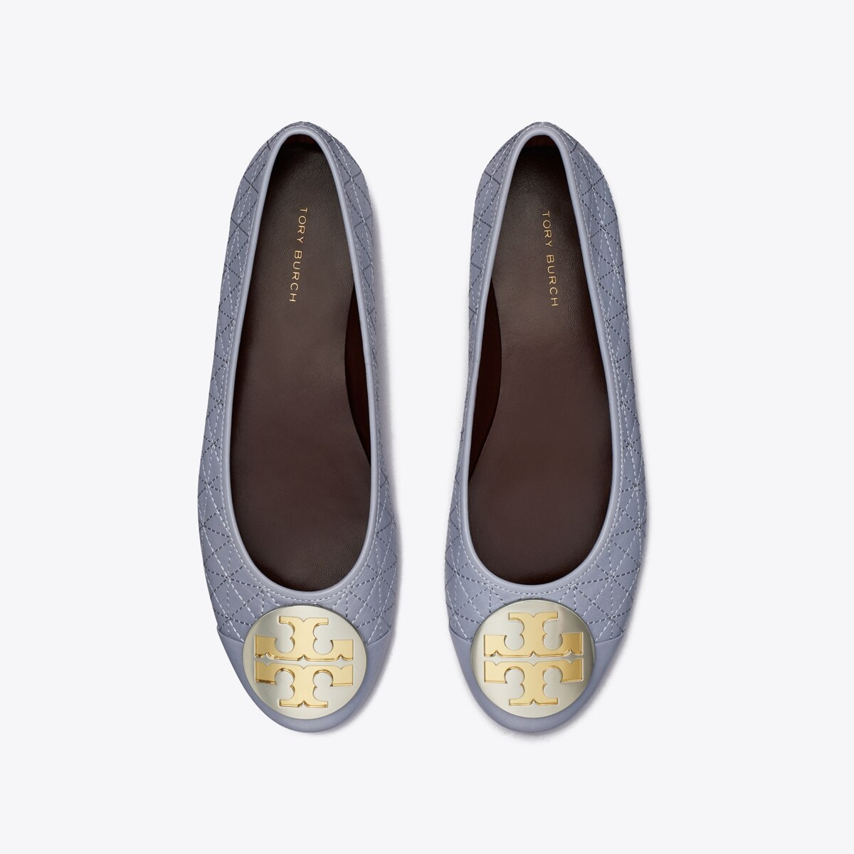 Claire Cap-Toe Quilted Ballet: Women's Designer Flats | Tory