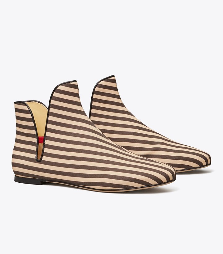 Claire McCardell Striped Slip-On Boot : Women's Designer Ankle Boots | Tory  Burch