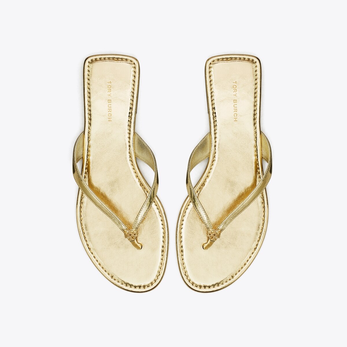 Tory good burch two tone flip flops