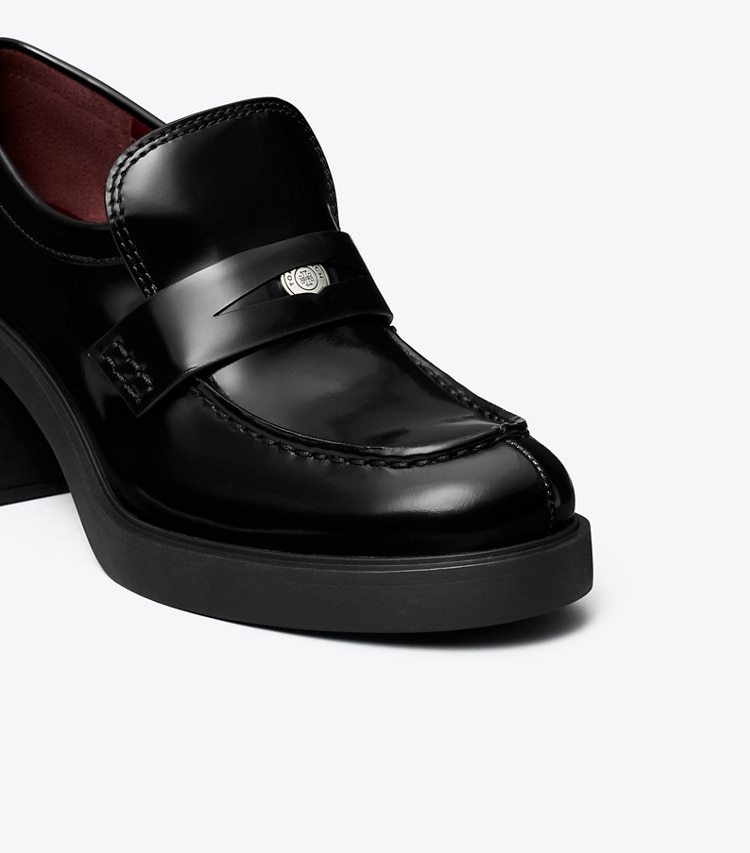 Tory Burch designer ヒール クラシック ラグローファー in PERFECT BLACK ディテール