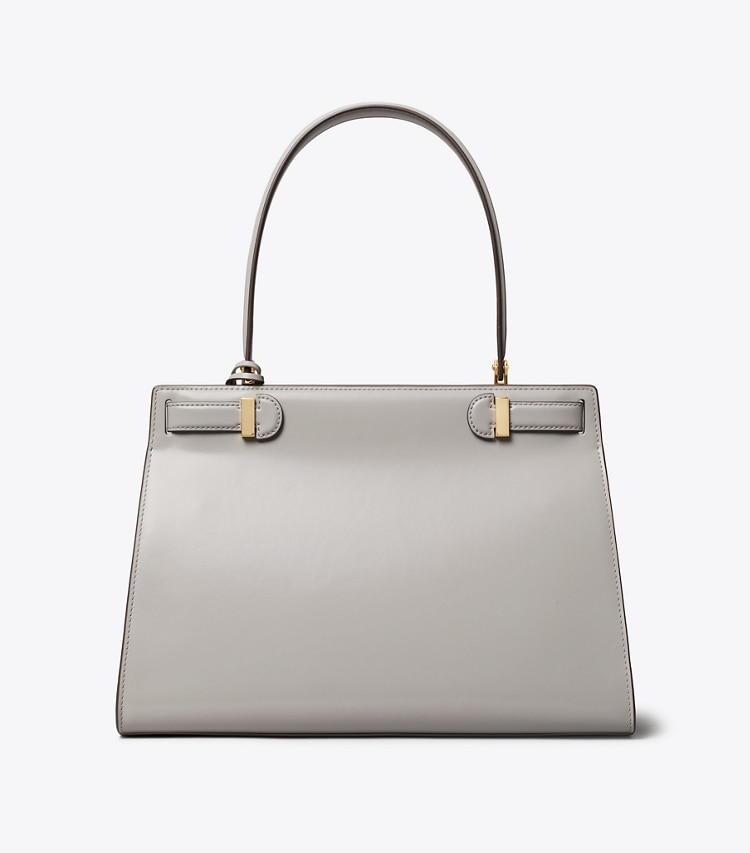 Tory Burch designer tote bags Classic Lee Radziwill Bag in LOUTRE back