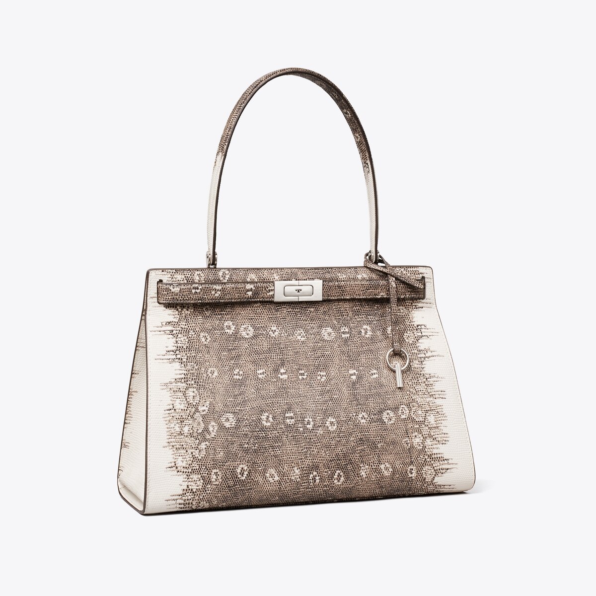 lost レイジーポテト Classic Lee Radziwill Lizard-Embossed Bag: Women's Designer Tote