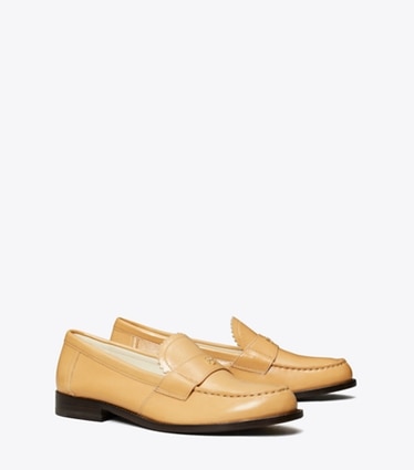 Tory Burch designer flats Classic Loafer in CANTUCCI angle