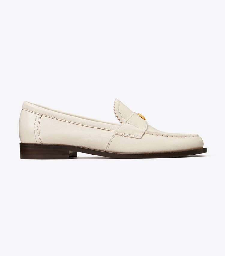 Tory Burch designer flats Classic Loafer in NEW IVORY side