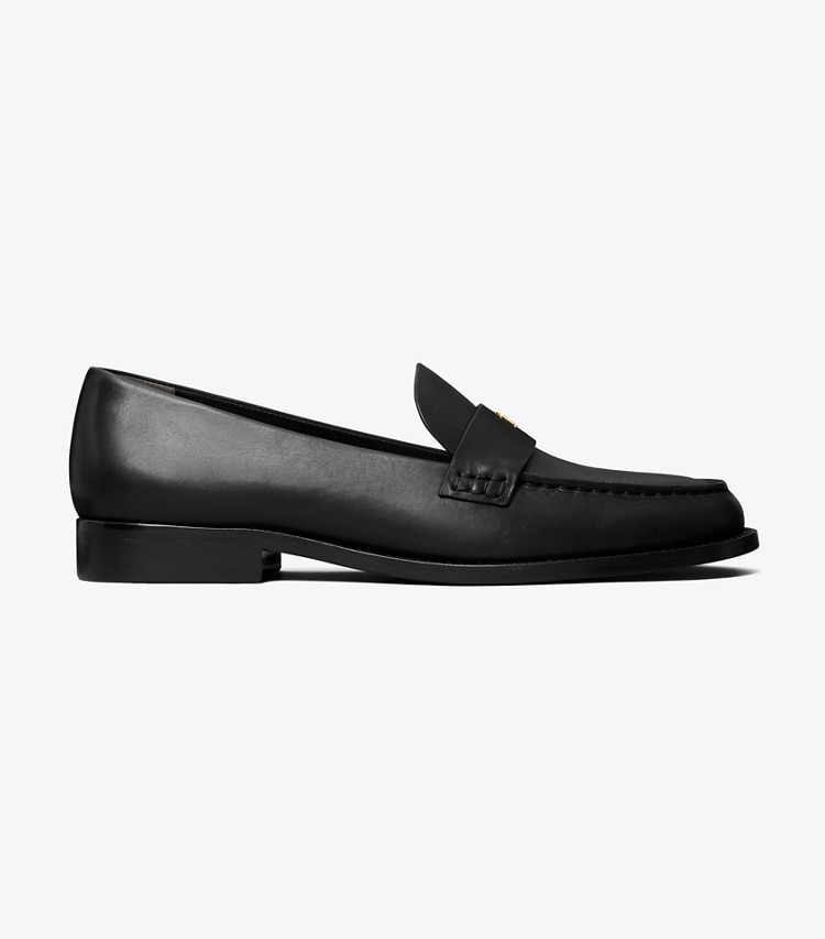 Tory Burch designer flats Classic Loafer in PERFECT BLACK side